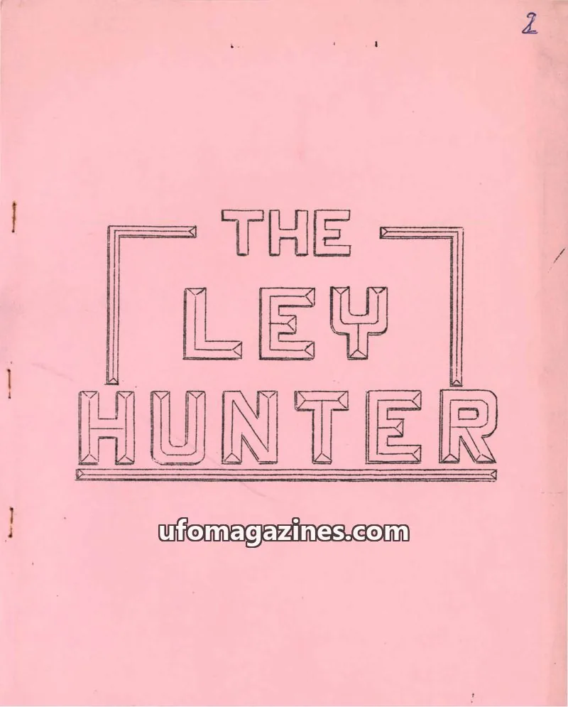 Cover of Ley Hunter, The issue NUMBER TWO: THE LEY HUNTER