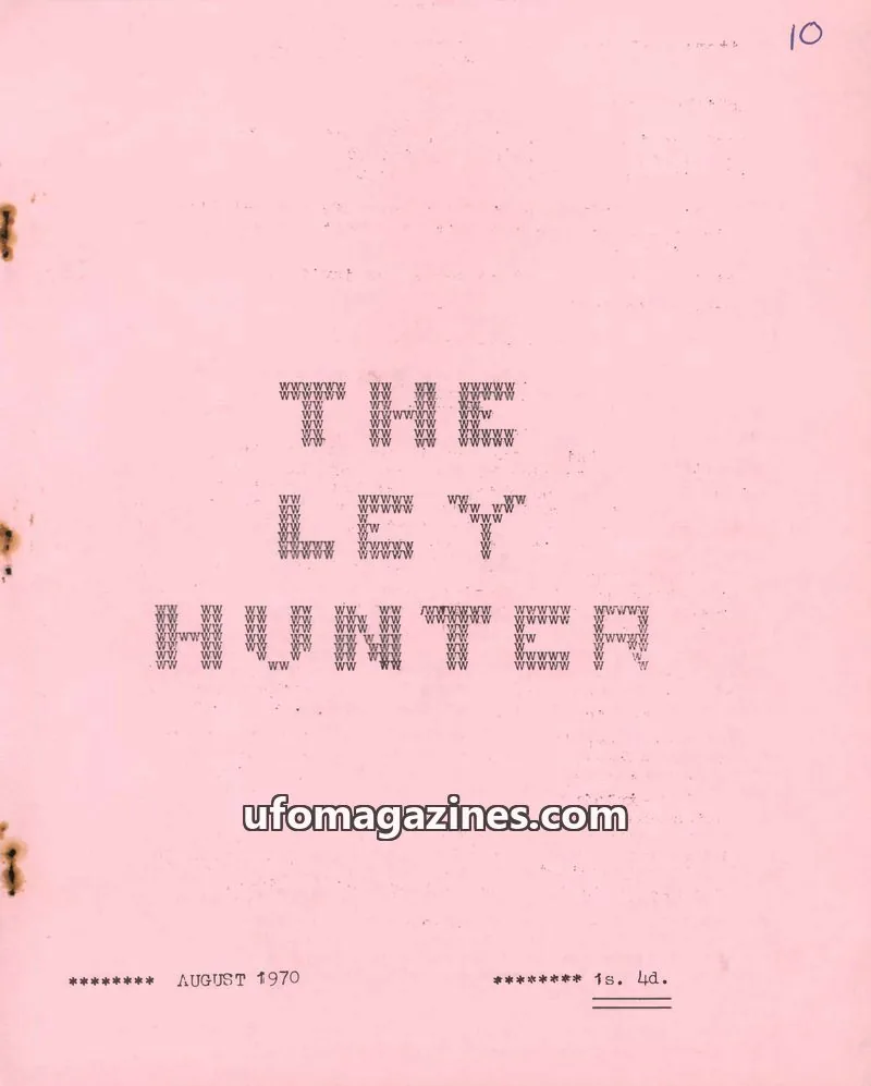 Cover of The Aquarian Press issue NUMBER TEN: THE LEY HUNTER