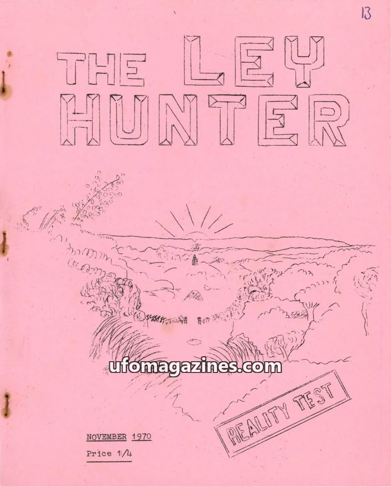 Cover of Ley Hunter, The issue THIRTEEN: THE LEY HUNTER