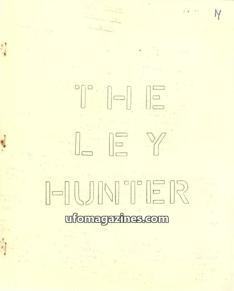 Cover of Ley Hunter, The issue 14: THE LEY HUNTER