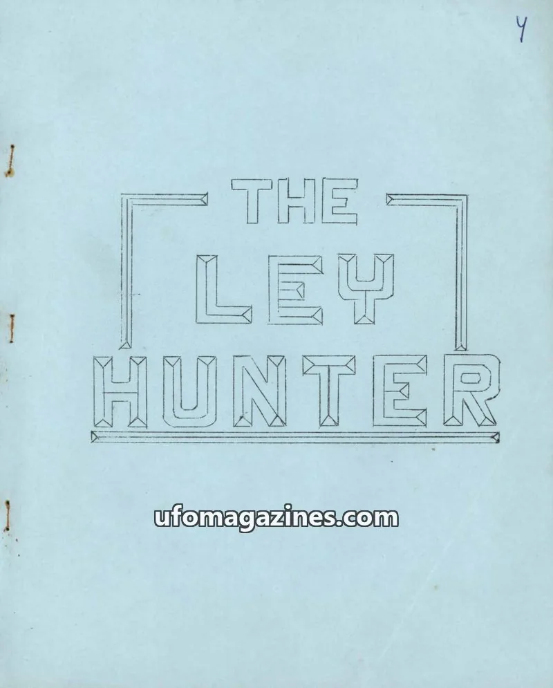 Cover of Ley Hunter, The issue NUMBER FOUR: THE LEY HUNTER