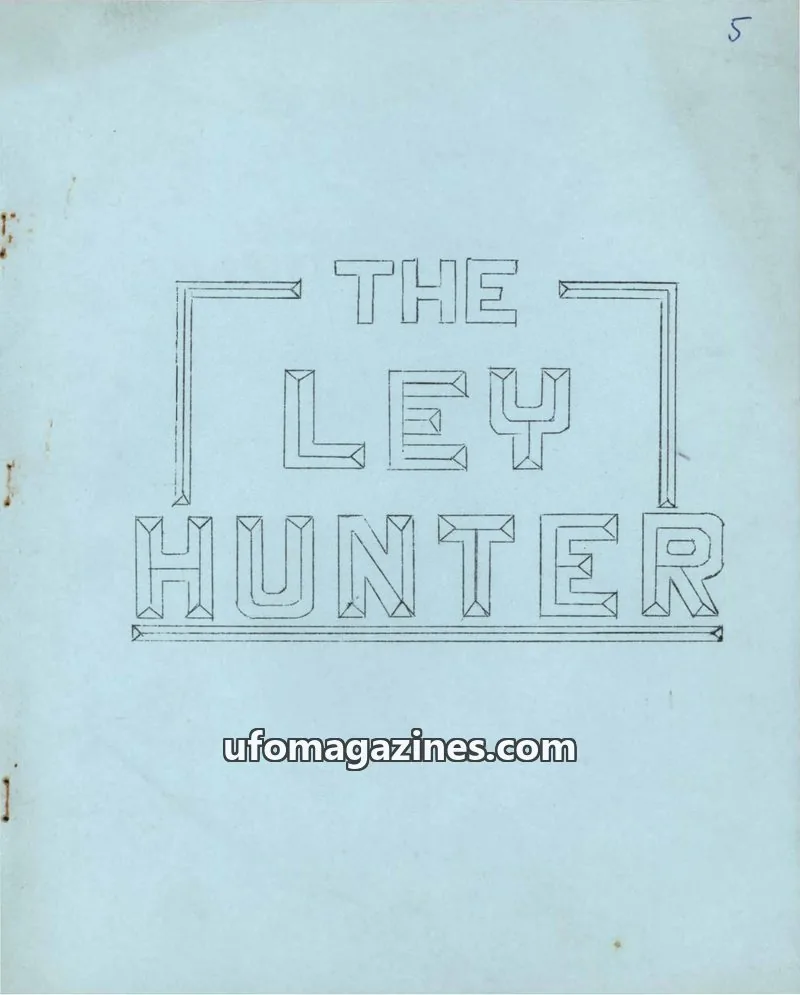 Cover of Ley Hunter, The issue NUMBER FIVE: THE LEY HUNTER