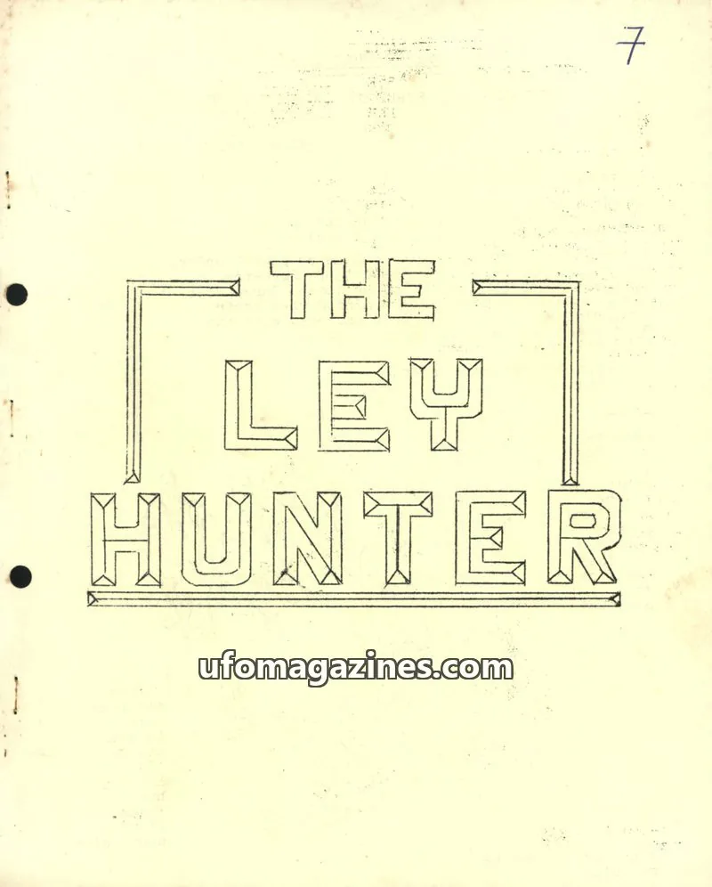 Cover of Ley Hunter, The issue Number Seven: The Ley Hunter
