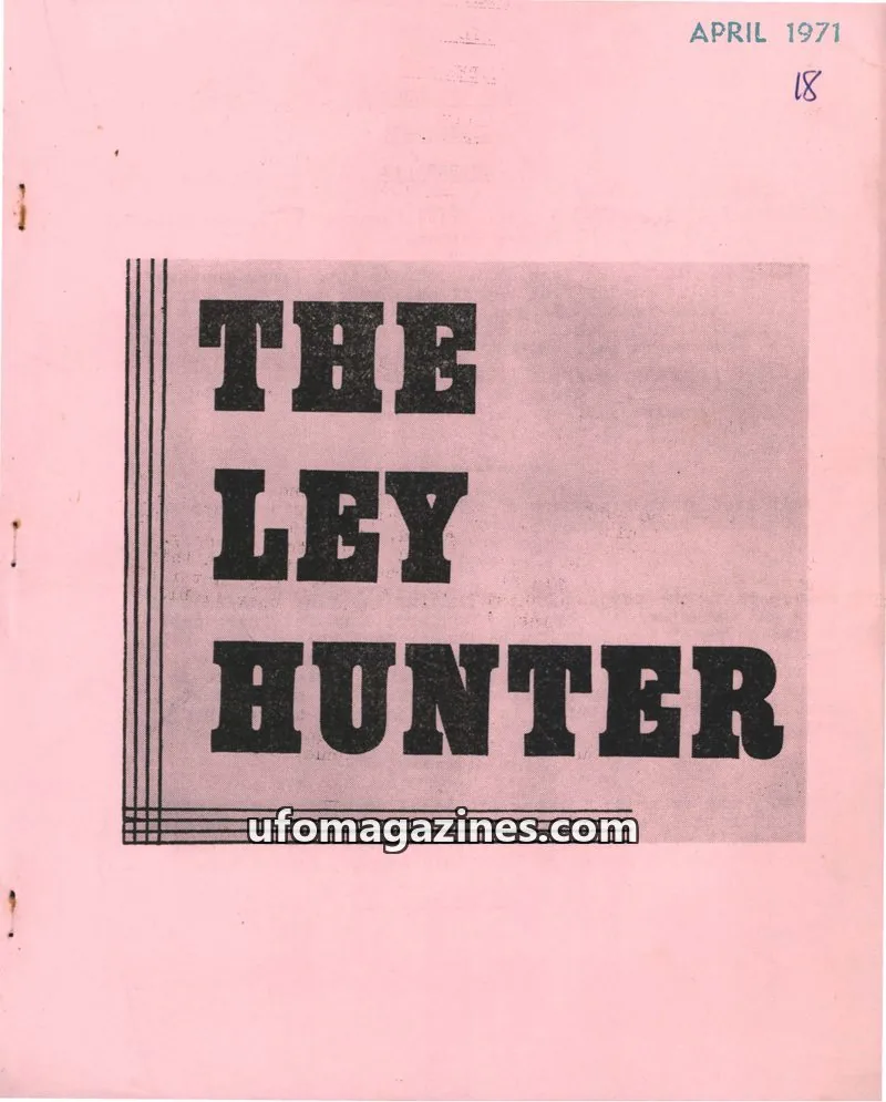 Cover of Ley Hunter, The issue 18: THE LEY HUNTER