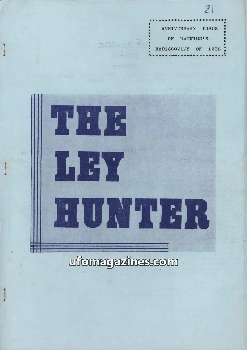 Cover of Ley Hunter, The issue 21: THE LEY HUNTER