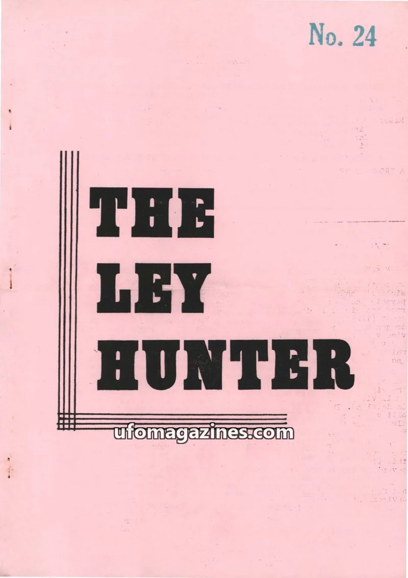 Cover of Ley Hunter, The issue 24: THE LEY HUNTER