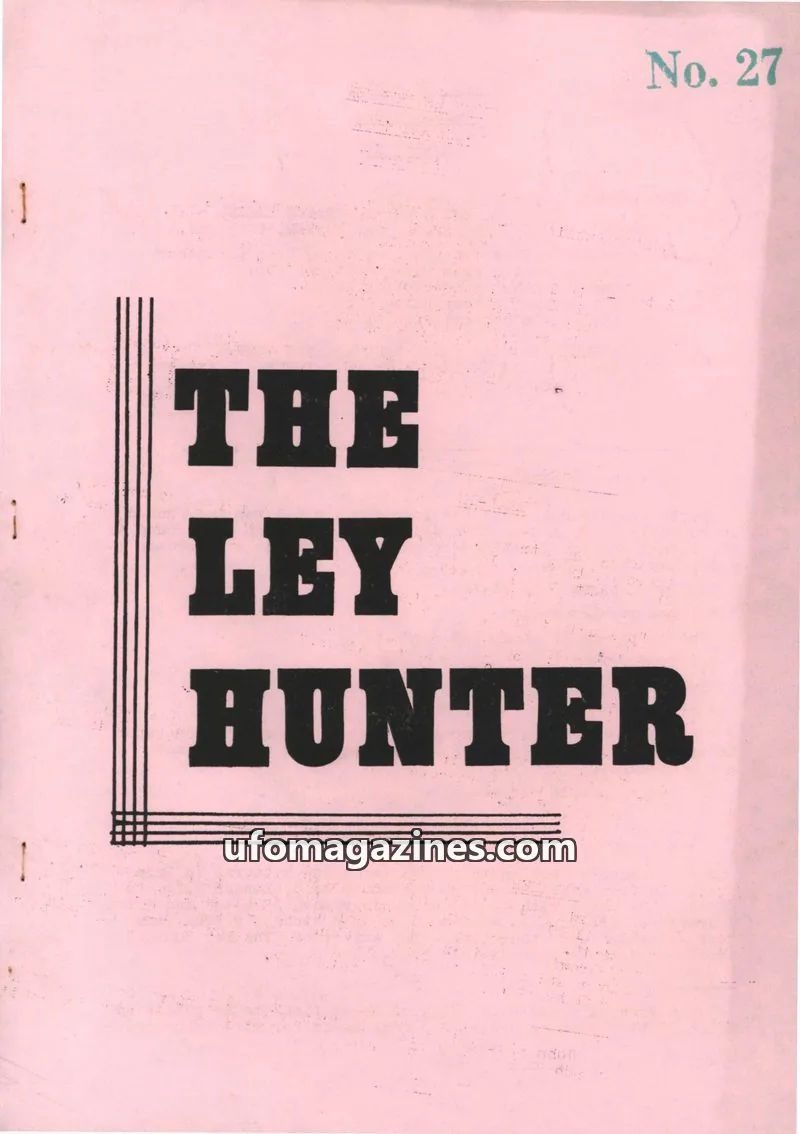 Cover of Ley Hunter, The issue 27: THE LEY HUNTER