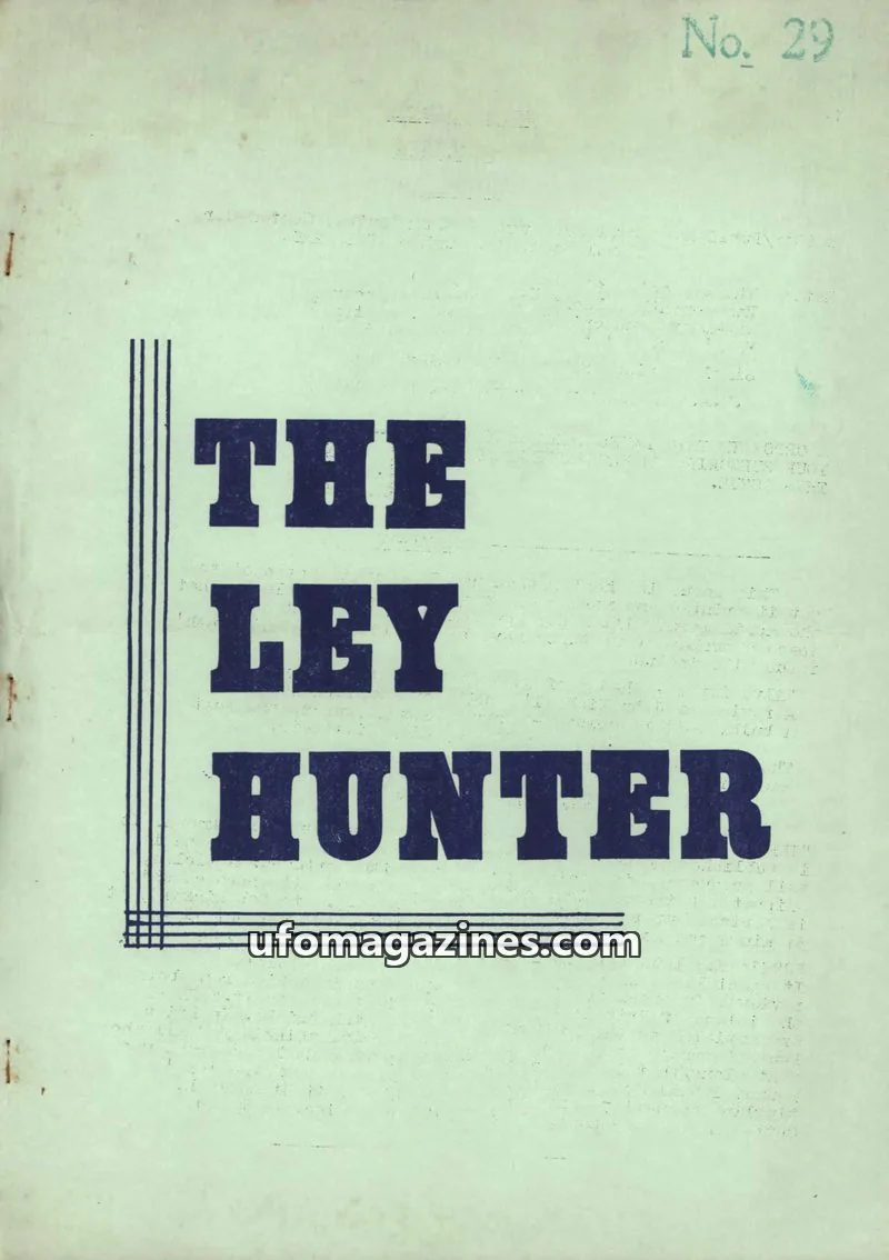 Cover of Ley Hunter, The issue 29: THE LEY HUNTER