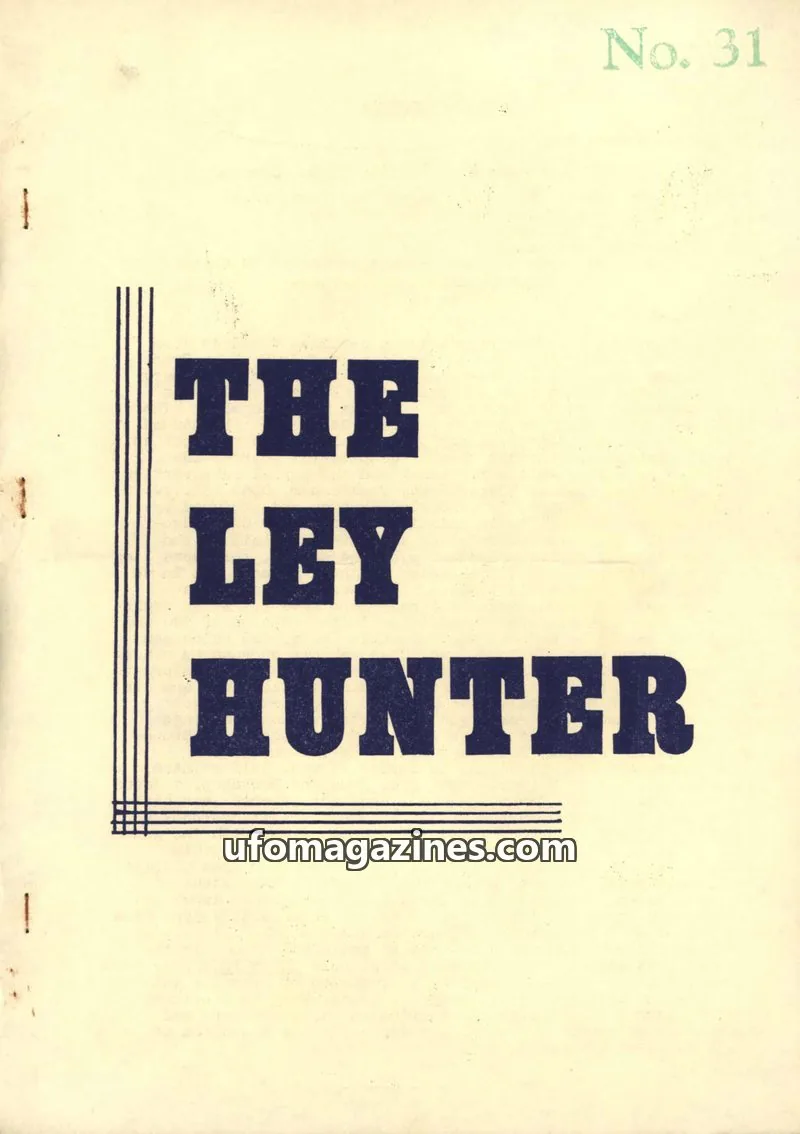Cover of Ley Hunter, The issue 31: THE LEY HUNTER