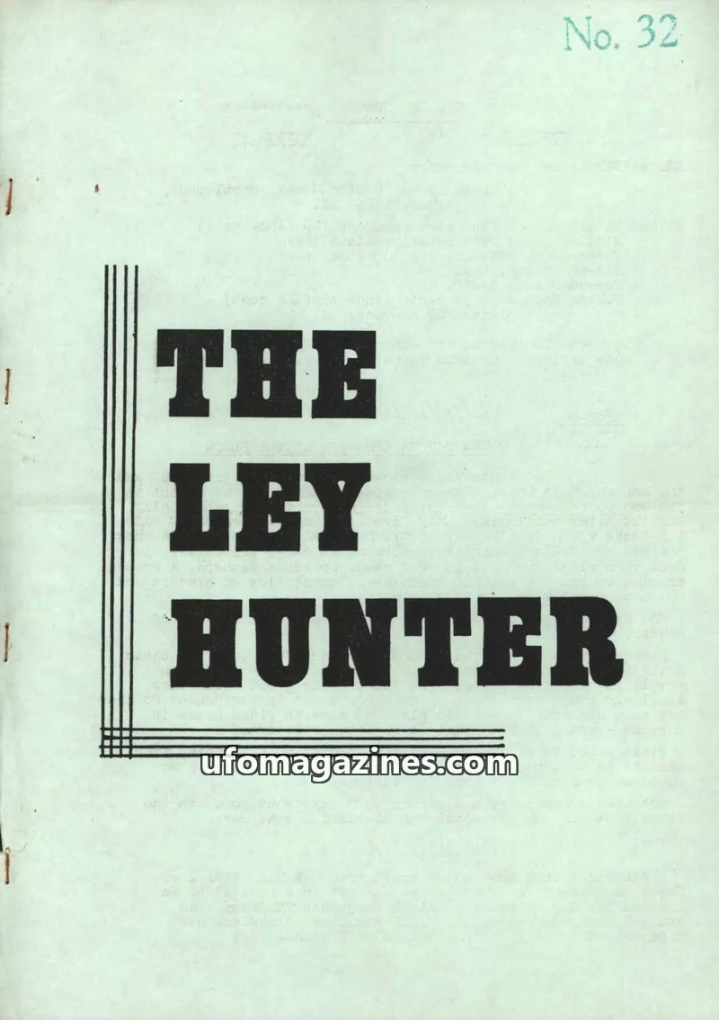 Cover of Ley Hunter, The issue 32: THE LEY HUNTER