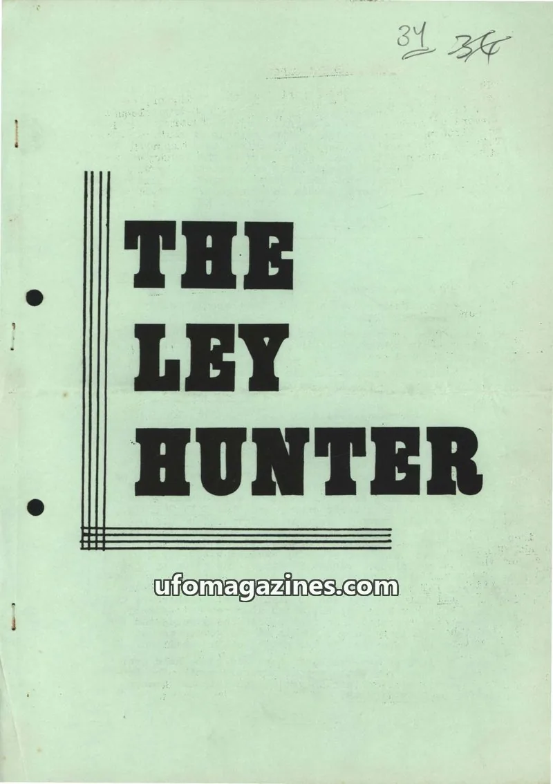 Cover of Ley Hunter, The issue 34: THE LEY HUNTER