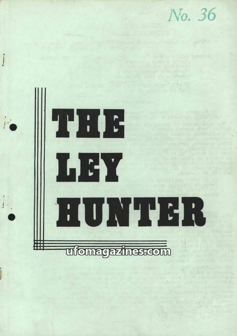 Cover of Garnstone Press issue 36: THE LEY HUNTER