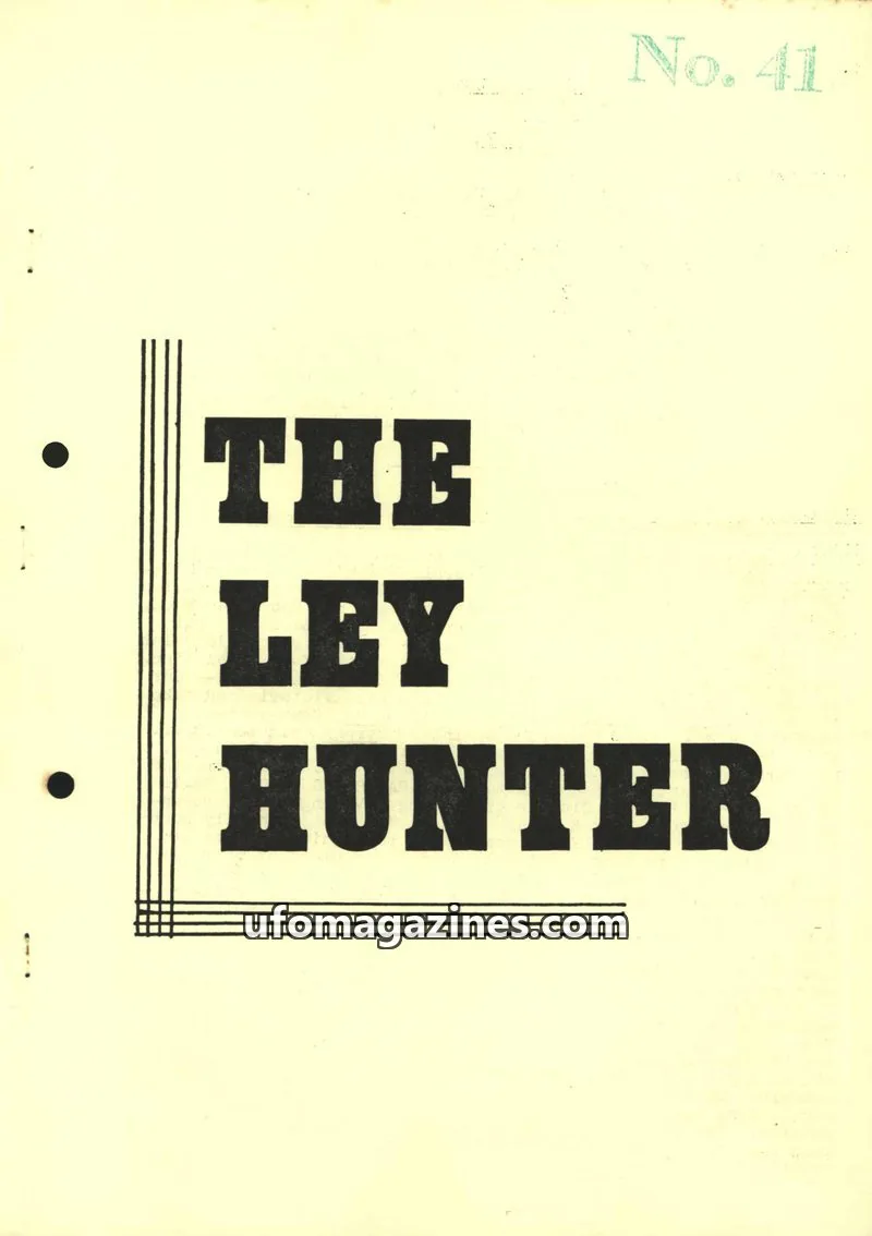 Cover of Ley Hunter, The issue 41: THE LEY HUNTER