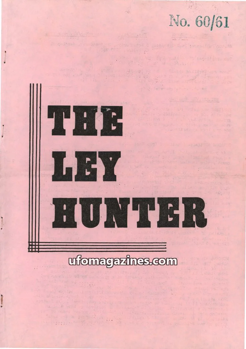 Cover of Ley Hunter, The issue 60/61: THE LEY HUNTER