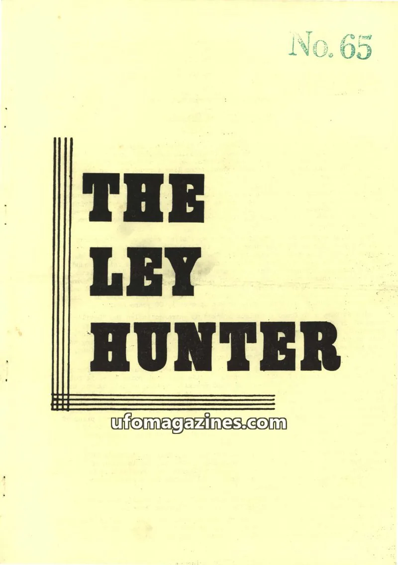 Cover of Ley Hunter, The issue No. 65: THE LEY HUNTER