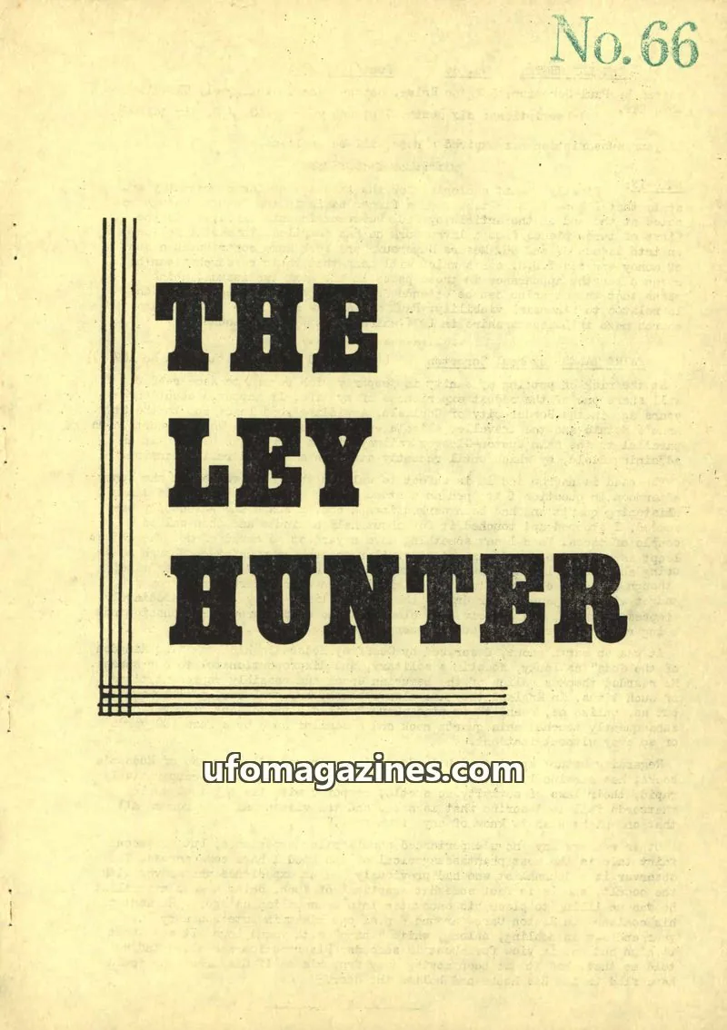 Cover of Ley Hunter, The issue 66: THE LEY HUNTER