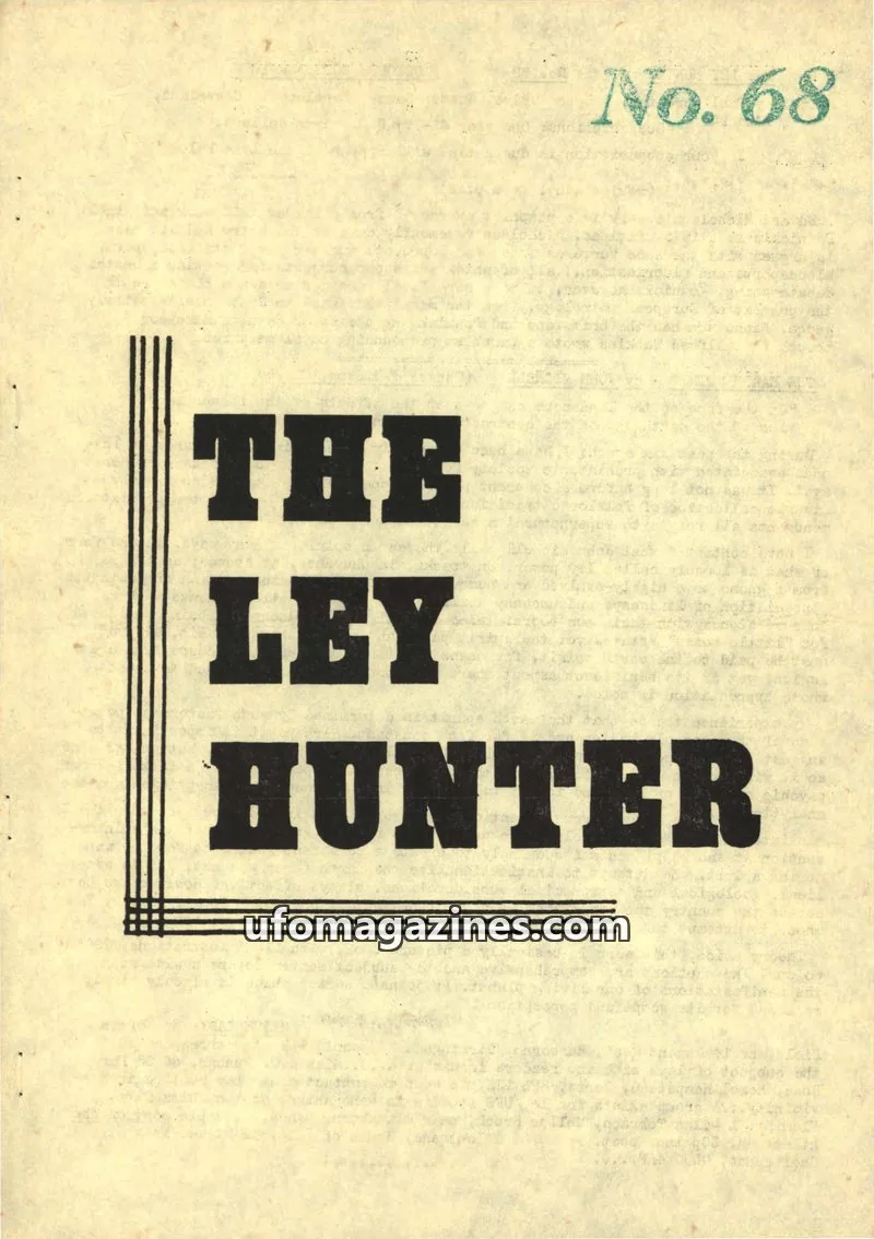 Cover of Ley Hunter, The issue No. 68: THE LEY HUNTER
