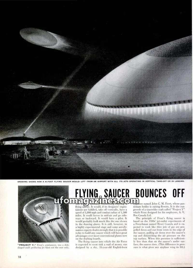 Cover of Life issue 18: FLYING SAUCER