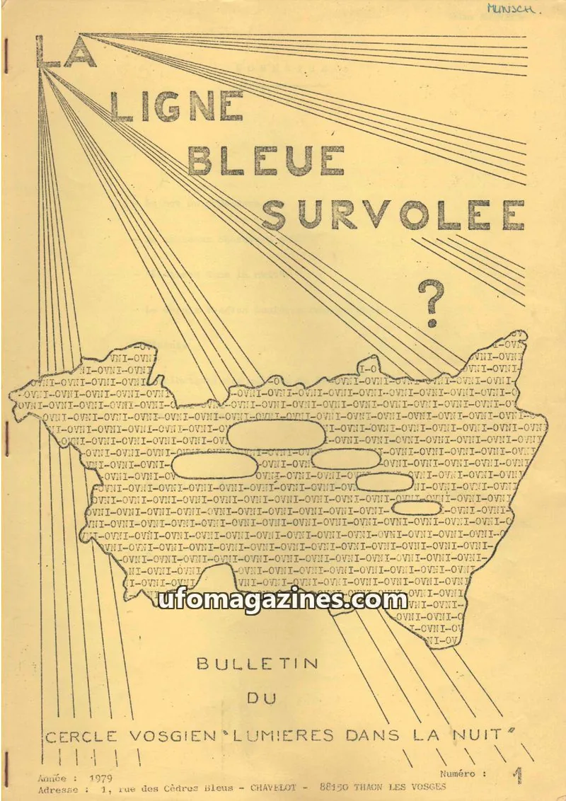 Cover of Ligne bleue survolee issue 1: LA LIGNE BLEUE SURVOLEE