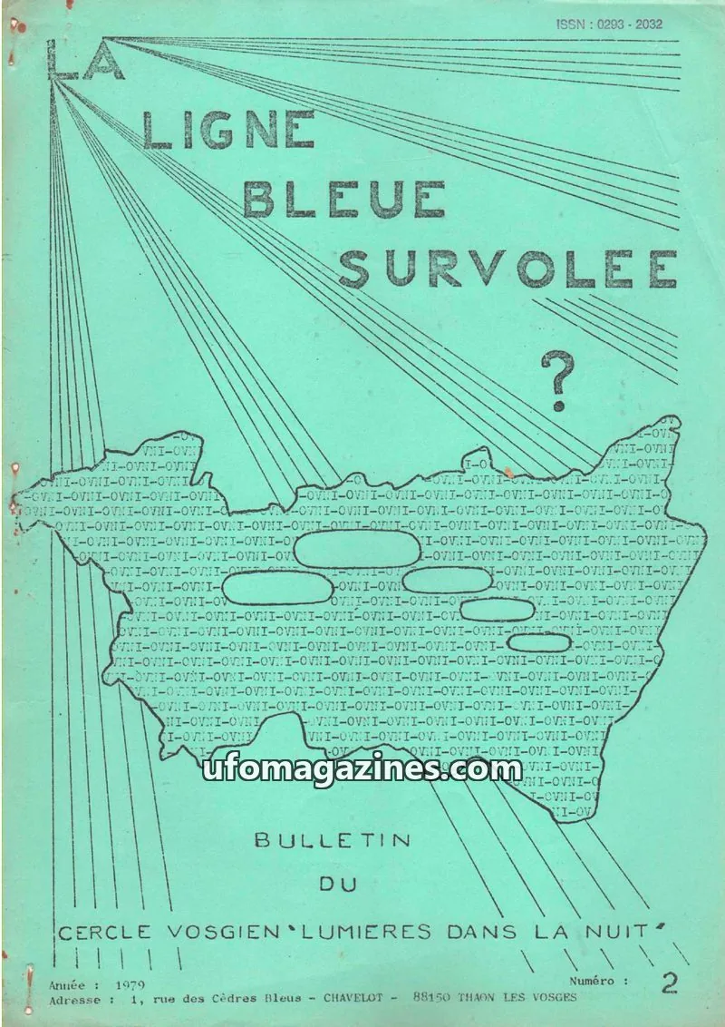 Cover of Ligne bleue survolee issue 2: LA LIGNE BLEUE SURVOLEE