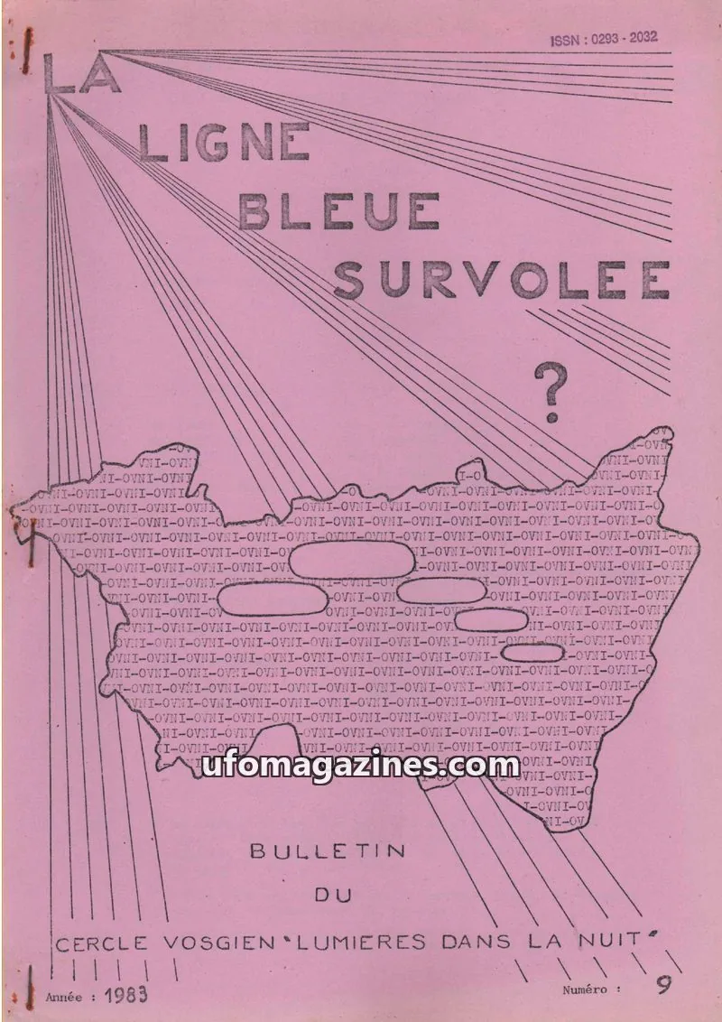 Cover of Ligne bleue survolee issue 9: LA LIGNE BLEUE SURVOLEE