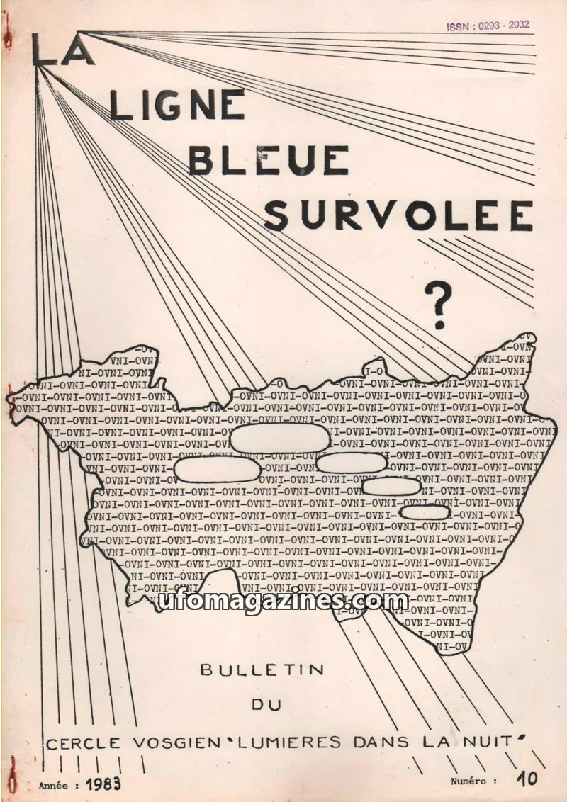 Cover of Ligne bleue survolee issue 10: LA LIGNE BLEUE SURVOLEE