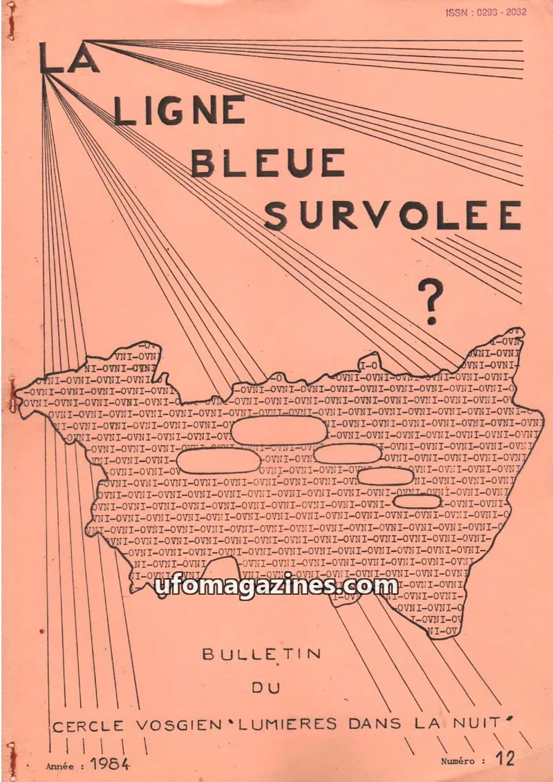 Cover of Ligne bleue survolee issue 12: LA LIGNE BLEUE SURVOLEE