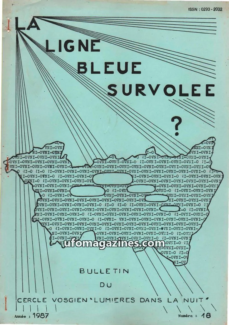 Cover of Ligne bleue survolee issue 18: LA LIGNE BLEUE SURVOLEE ?
