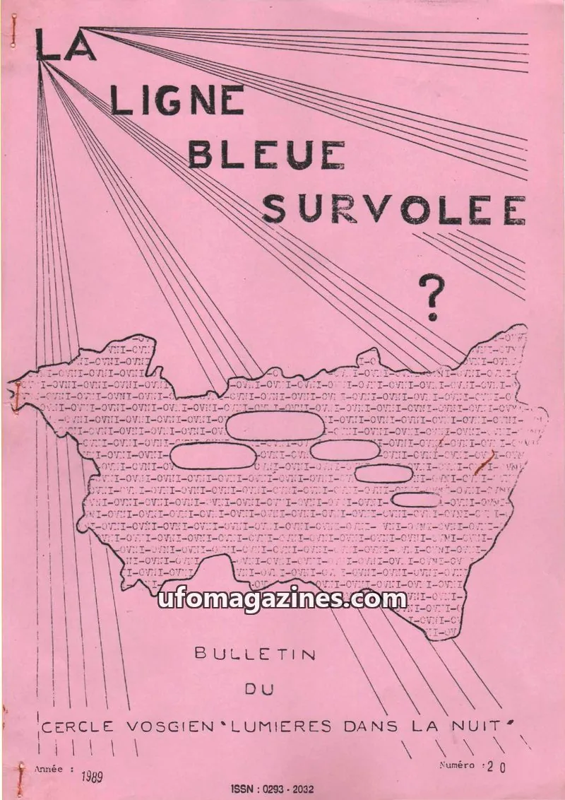 Cover of Ligne bleue survolee issue 20: LA LIGNE BLEUE SURVOLEE ?