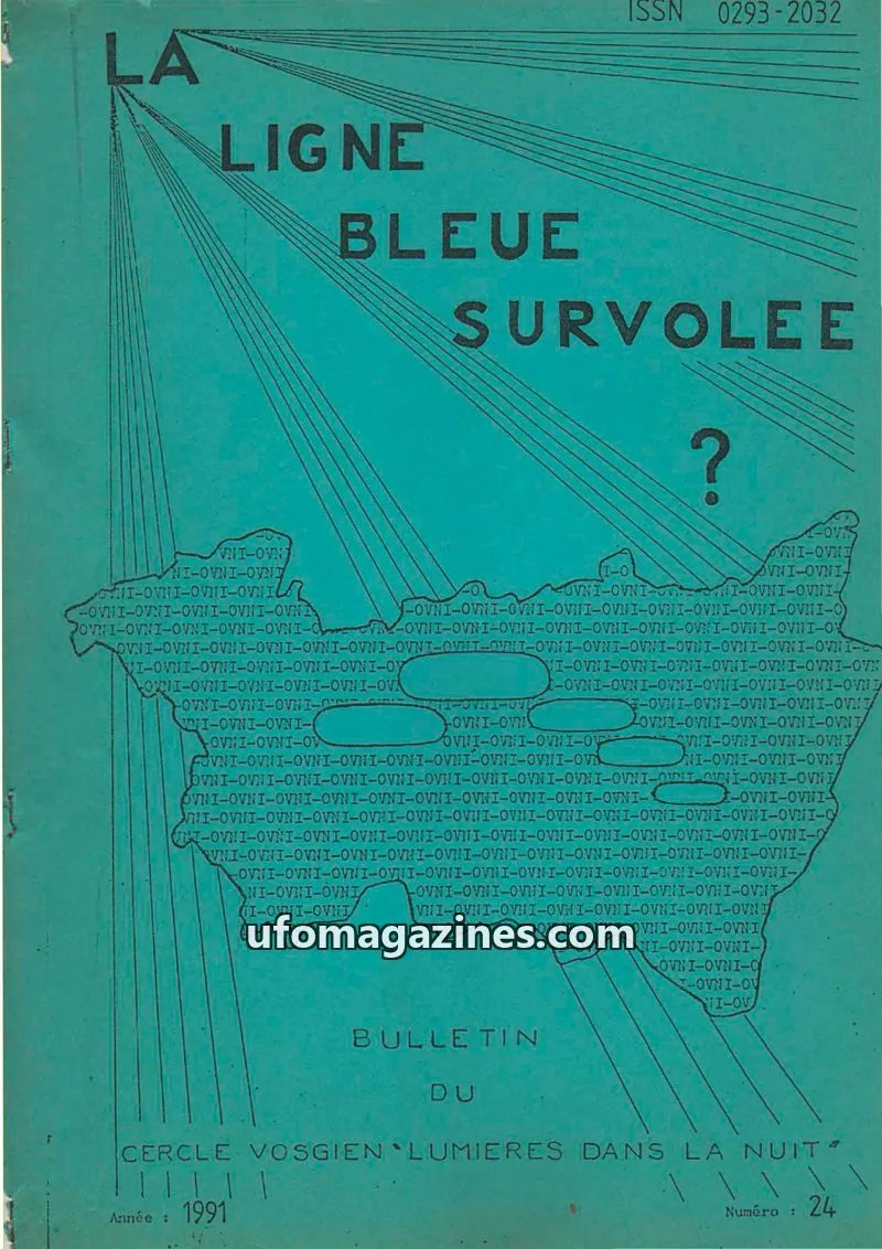 Cover of Ligne bleue survolee issue 24: LA LIGNE BLEUE SURVOLEE ?
