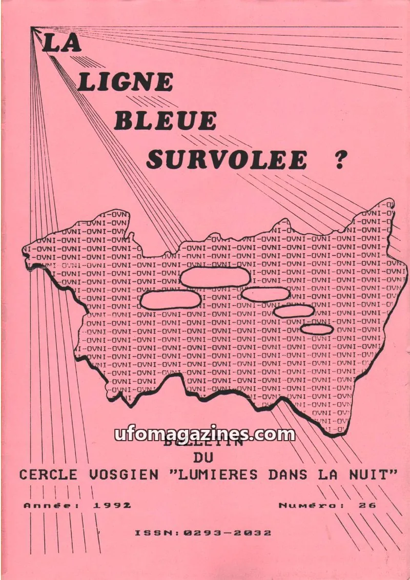 Cover of Ligne bleue survolee issue 26: LA LIGNE BLEUE SURVOLEE ?