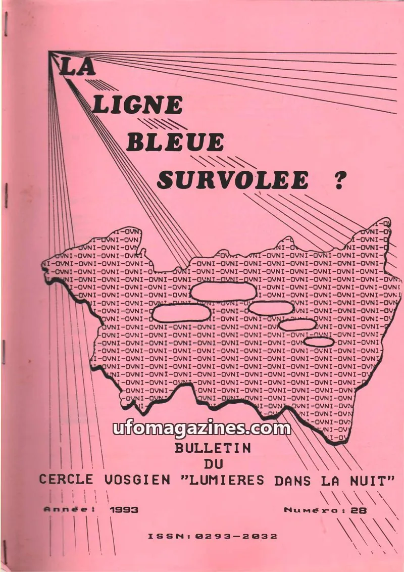 Cover of Ligne bleue survolee issue 28: LA LIGNE BLEUE SURVOLEE ?