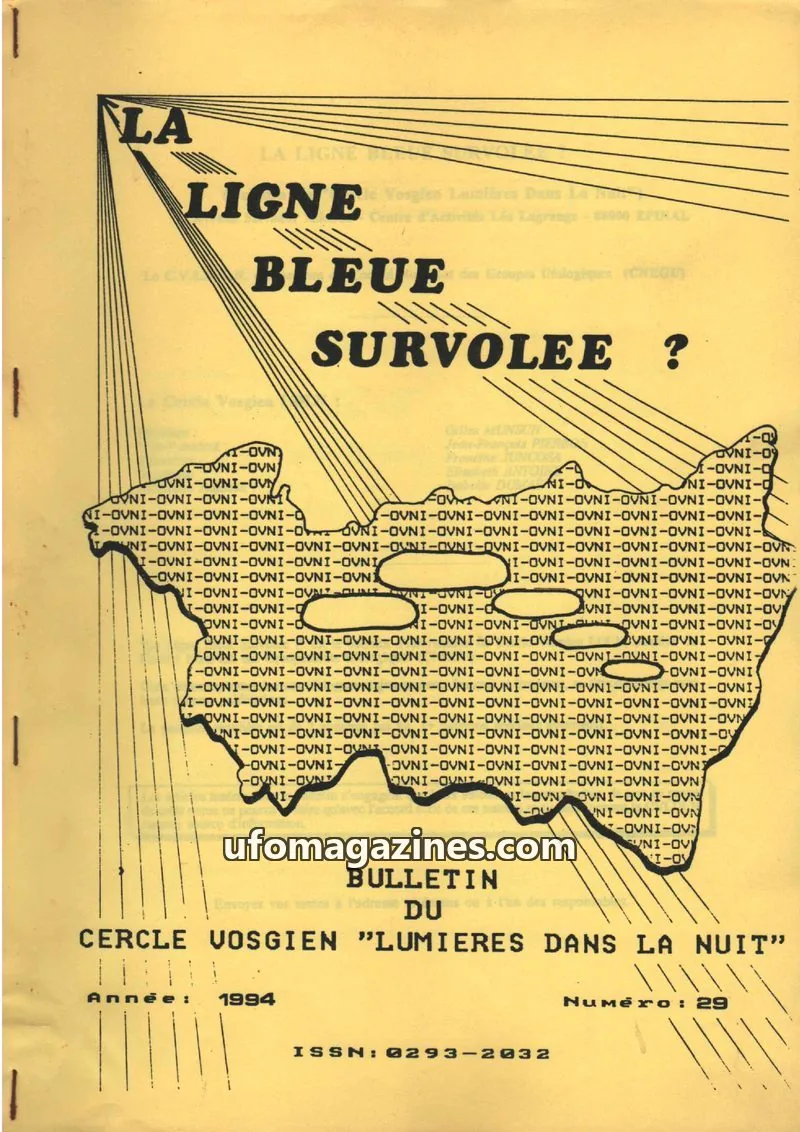 Cover of Ligne bleue survolee issue 29: LA LIGNE BLEUE SURVOLEE ?