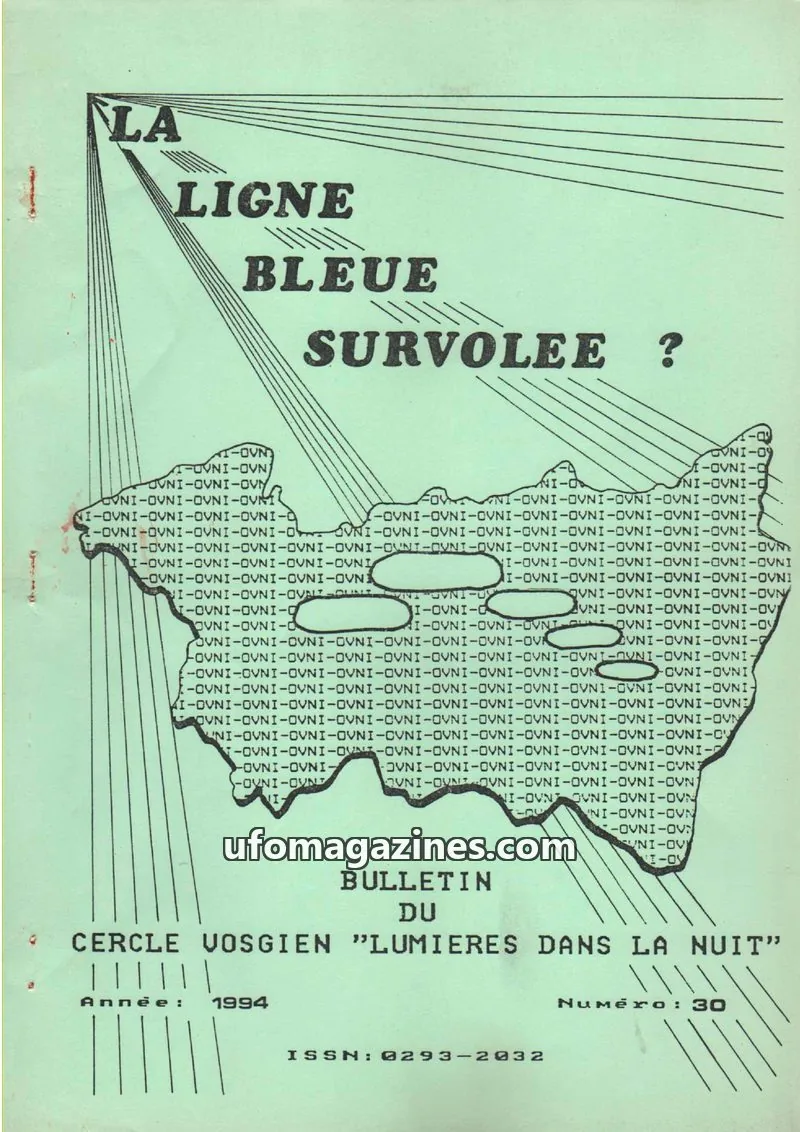 Cover of Ligne bleue survolee issue 30: LA LIGNE BLEUE SURVOLEE ?