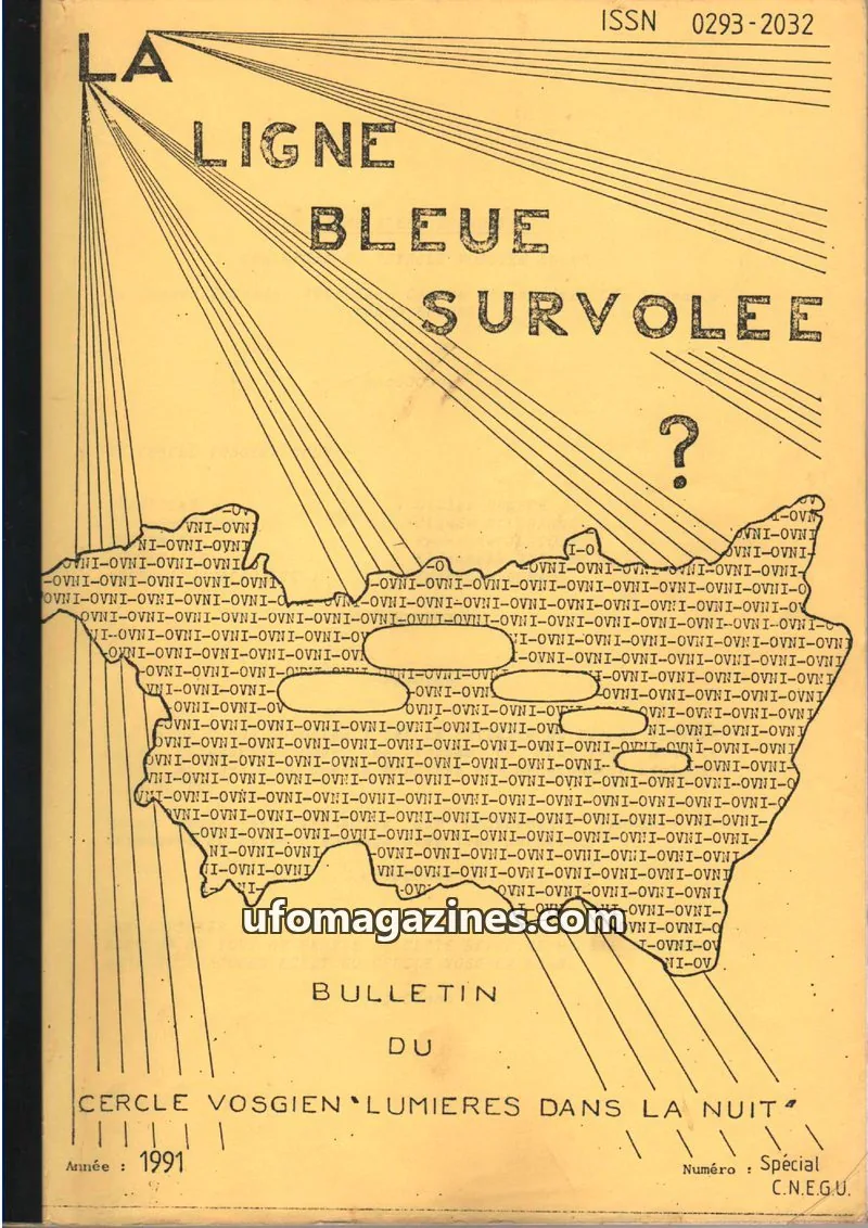 Cover of Ligne bleue survolee issue Spécial: LA LIGNE BLEUE SURVOLEE ?