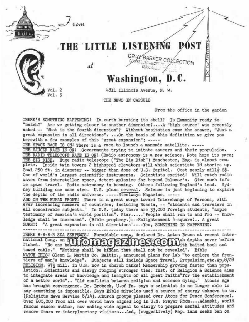 Cover of Little Listening Post issue Vol. 2, Vol. 5: THE LITTLE LISTENING POST