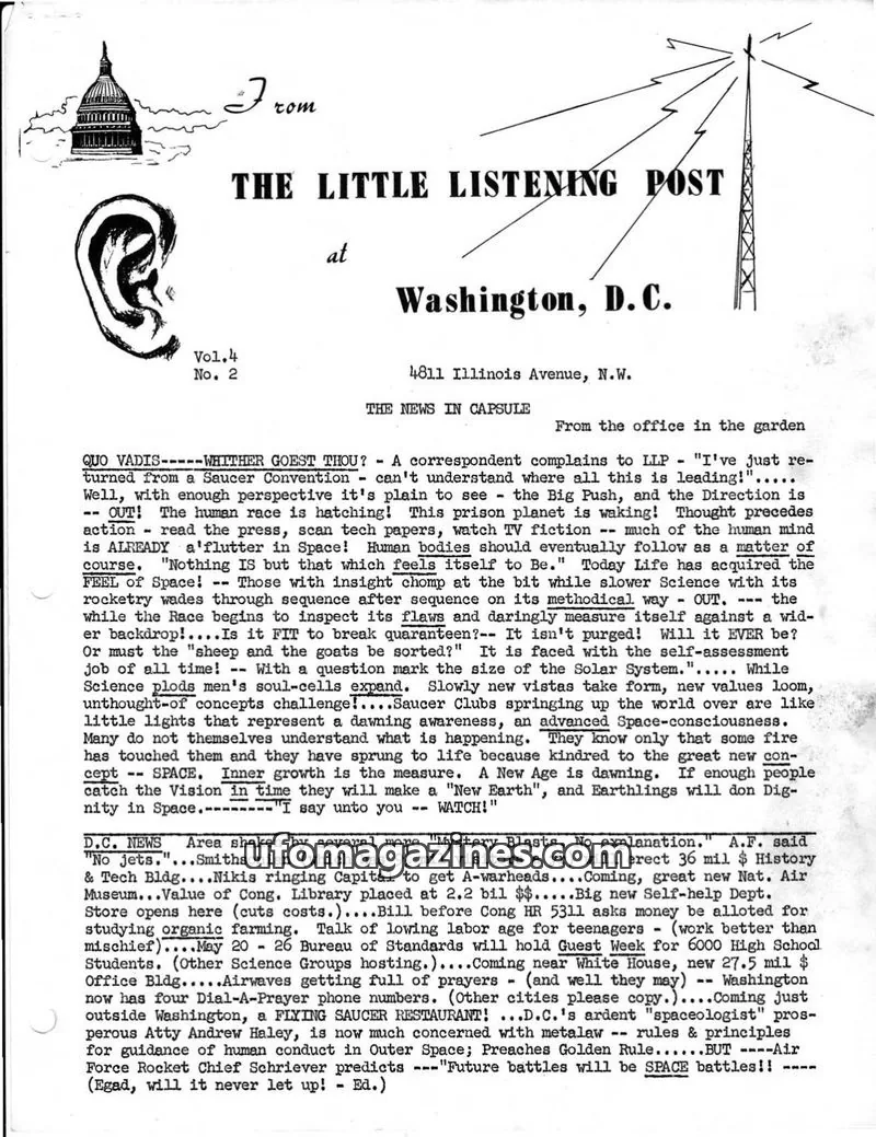 Cover of Little Listening Post issue Vol.4 No. 2: THE LITTLE LISTENING POST