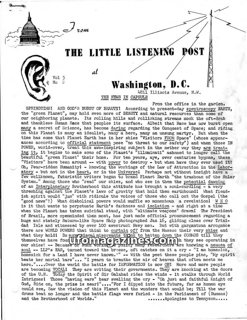 Cover of Little Listening Post issue Vol 5 No 2: THE LITTLE LISTENING POST