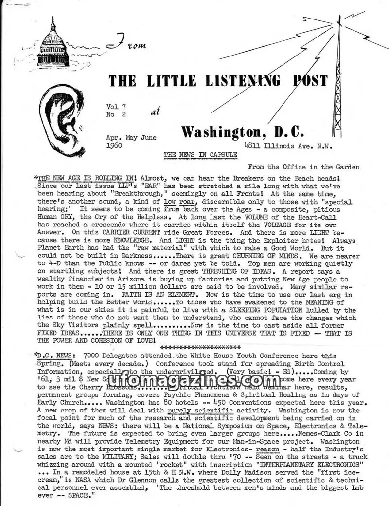 Cover of Little Listening Post issue Vol 7 No 2: THE LITTLE LISTENING POST
