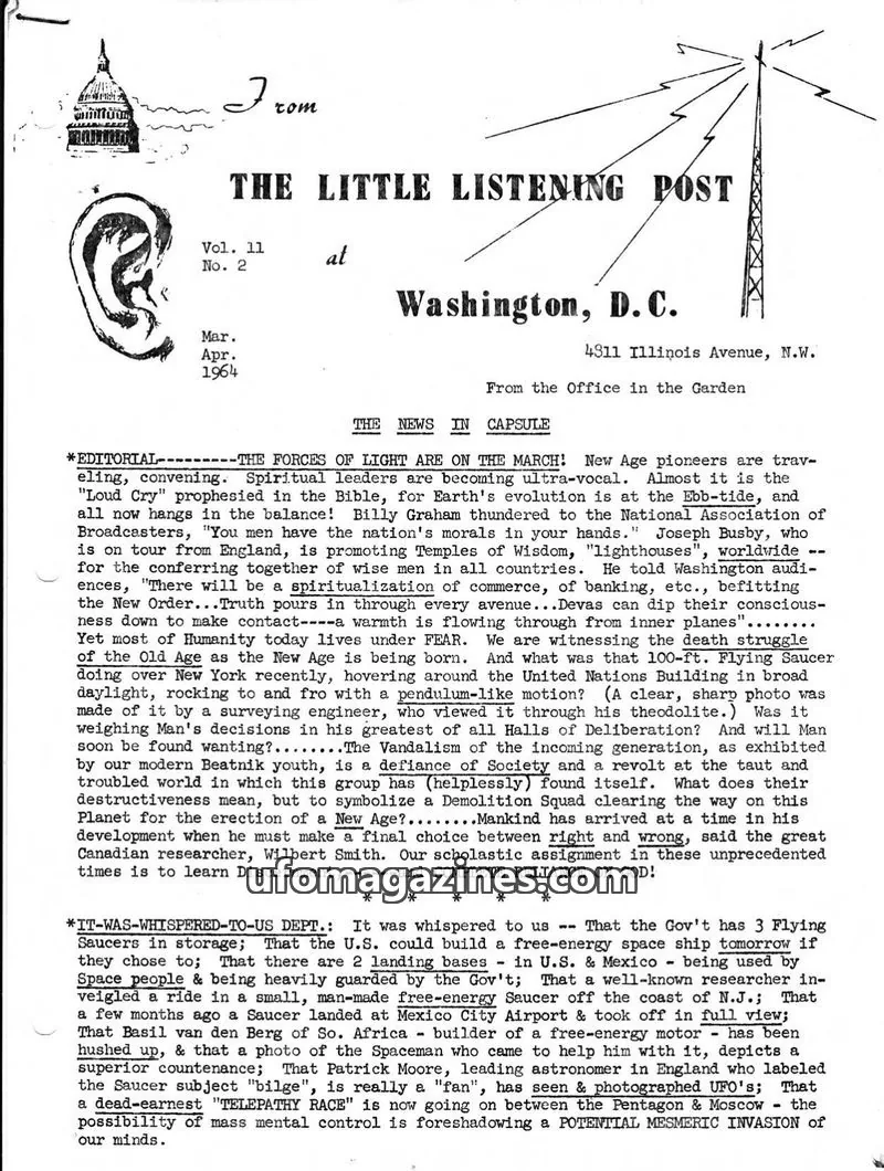 Cover of Little Listening Post issue 2: THE LITTLE LISTENING POST