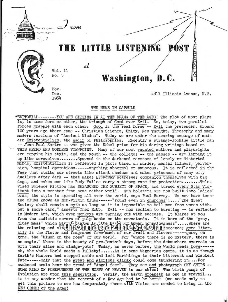 Cover of Little Listening Post issue No. 5: THE LITTLE LISTENING POST