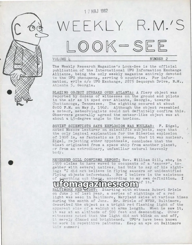 Cover of Look-See (Allen Greenfield) issue 2: WEEKLY R.M.'S LOOK-SEE
