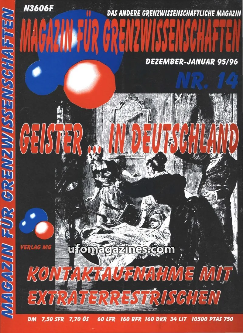 Cover of Magazin fur Grenzwissenschaften (Kelch) issue 14: MAGAZIN FÜR GRENZWISSENSCHAFTEN
