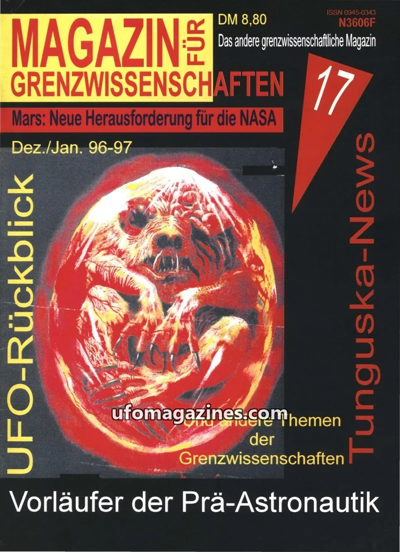 Cover of Magazin fur Grenzwissenschaften (Kelch) issue 17: MAGAZIN FÜR GRENZWISSENSCHAFTEN