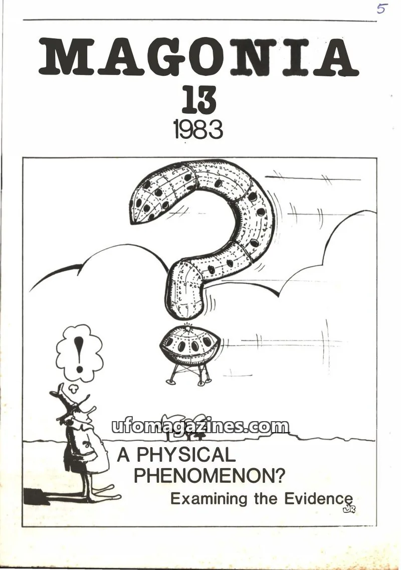 Cover of Magonia issue 13: MAGONIA