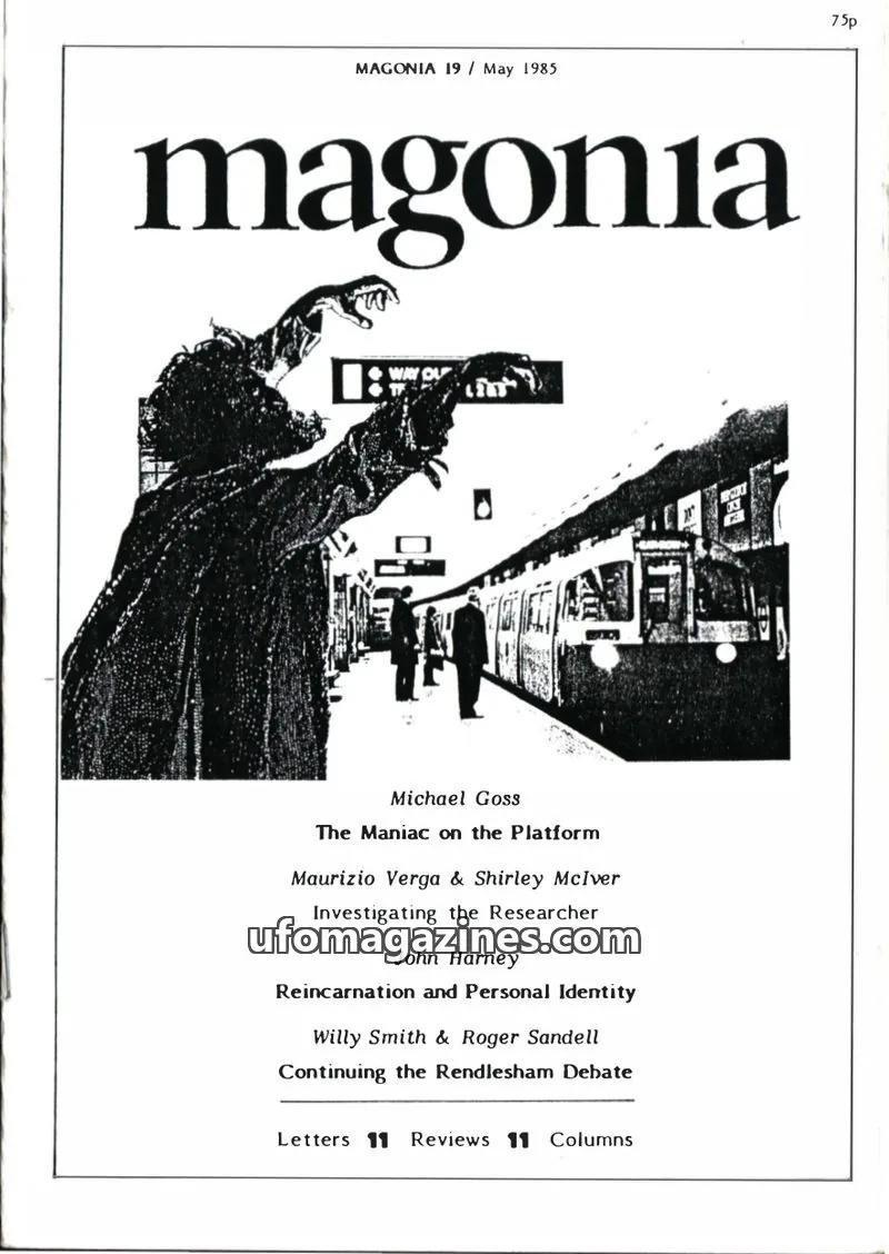 Cover of Magonia issue 19: magonia