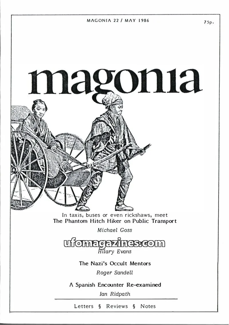 Cover of Magonia issue 22: Magonia