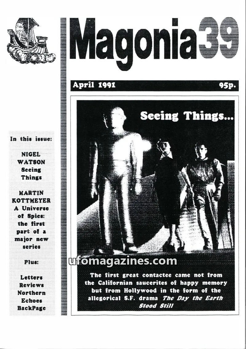 Cover of Magonia issue 39: Magonia