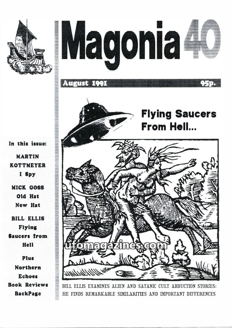 Cover of Magonia issue 40: Magonia