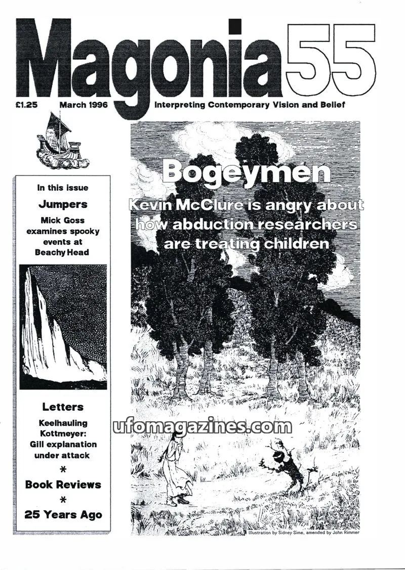 Cover of Magonia issue 55: Magonia